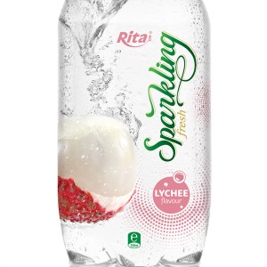 Sparkling lychee juice drink 350ml Pet bottle 