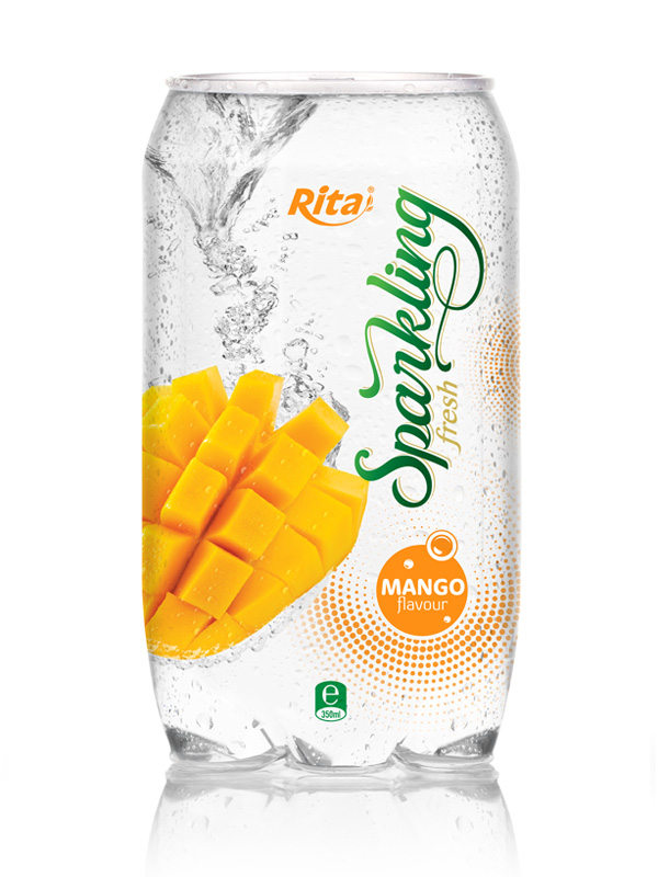 Sparkling mango juice drink 350ml Pet bottle 