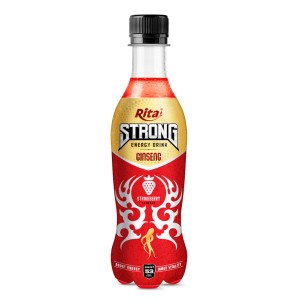 Strong Energy Drink Ginseng with Strawberry Flavor  400ml