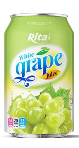 High quality natural white Grape juice 330ml