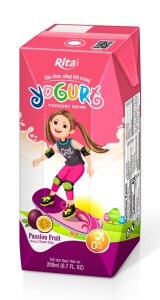 Yogurt passion juice 200ml aseptic