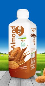 Almond milk with chocolate flavor 1000 ml PP bottle