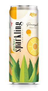 sparkling drink aloe vera juice pineapple flavour