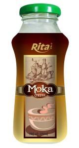 250ml Glass bottle Moka Coffee Drink Vietnam Cafe