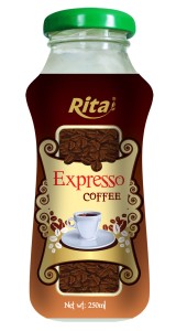 250ml Glass bottle Expresso Coffee Drink Vietnam Cafe
