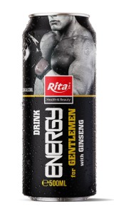 Strong Power Energy drink with ginseng 500ml