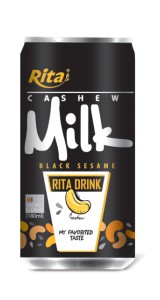 Cashew Milk with Black Sesame