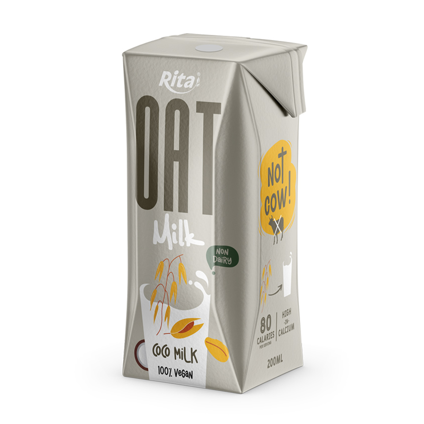 coconut milk make Oat Milk drink