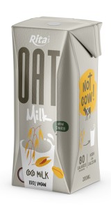 coconut milk mix Oat Milk drink
