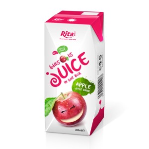 fruit apple juice tetra pak