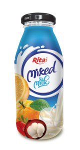 Glass Bottle Mix Milk drink 250ml Glass Bottle Mix Milk drink 250ml