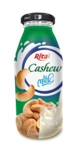 Glass Bottle Cashew Milk 250ml RITA brand