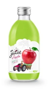 tropical fruit drinks apple glass 320ml 
