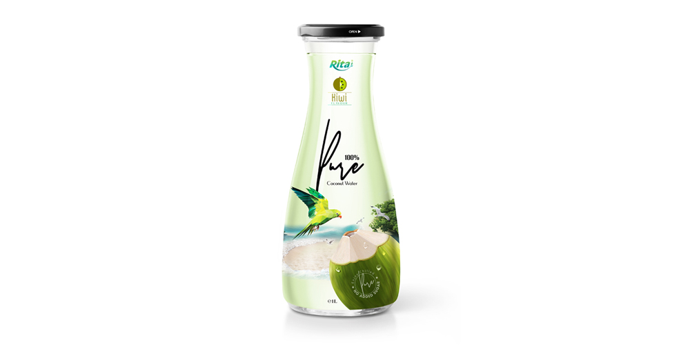 juice packaging design Coconut water kiwi flavour