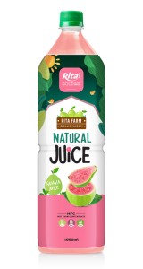 natural organic guava fruit juice 1L Pet bottle