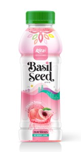 nutritious food Basil seed drink Peach