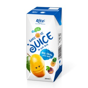 packaging solutions mix fruit juice in tetra pak