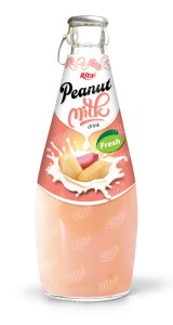 290ml glass bottle natural Peanut milk drink 