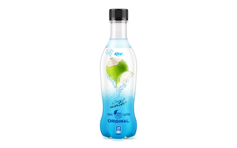 pet bottle 400ml spakling Coconut water  original web 1