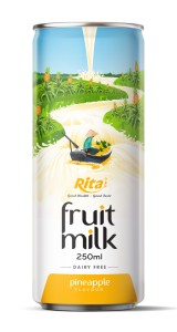 250ml canned pineapple fruit milk drink