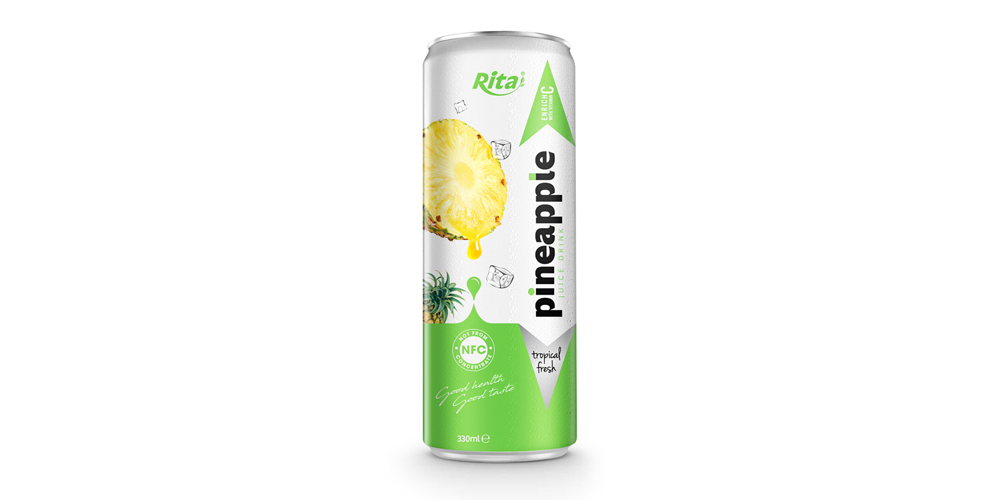 private label fresh  Fruit pineapple 330ml