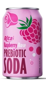 Raspberry Rose Prebiotic Soda 330ml short can_6