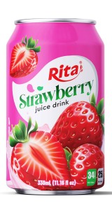 Best Quality Real Fruit Juice 11.16 fl Oz Strawberry Juice Drink