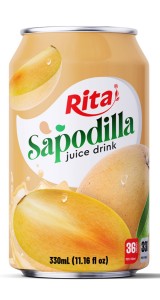 real fruit juice 11.16 fl oz sapodilla juice drink