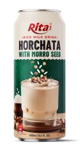 Wholesale 16.5 fl oz Cans Rice Milk Drink Horchata With Morro Seed 