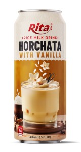 rice milk drink Horchata with vanilla 16.5 fl oz cans