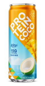 RITA Mango Flavored Protein Coconut Water 325ml Can with 15g Protein