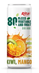 NFC Mixed Vegetable And Fruit Drink 320ml Sleek Can