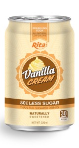 Vanilla Cream Soda Drink in Can Vanilla Cream Soda Drink in Can