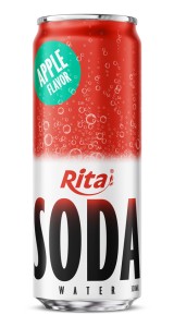Sparkling Apple Soda Water Drink 320ml Can