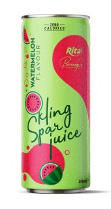 sparkling juice with watermelon flavour 250ml cans sparkling juice with watermelon flavour 250ml cans