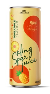 Best natural sparkling drink with pineapple flavour
