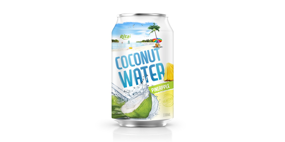 wholesale price coconut water pineapple 330ml