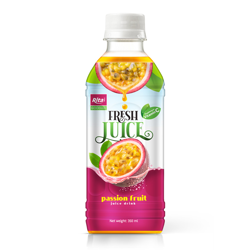 Rita Fresh Passion Fruit Juice 350ml Pet Bottle Rita Fresh Passion Fruit Juice 350ml Pet Bottle