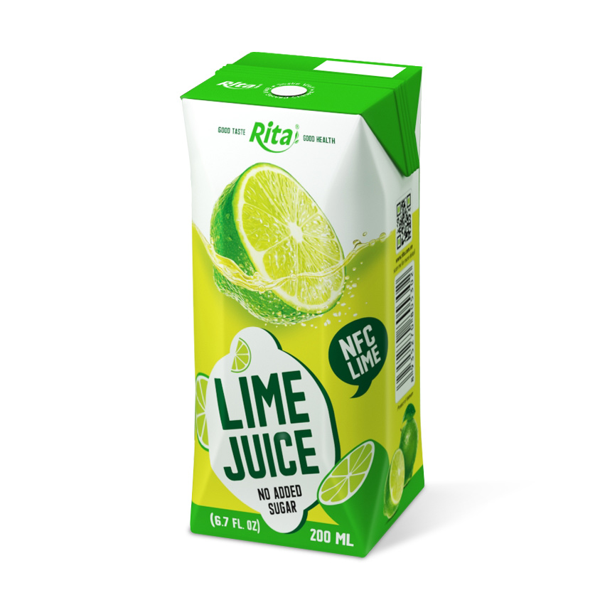Rita Tropical Lime Juice Drink 200ml Paper Box