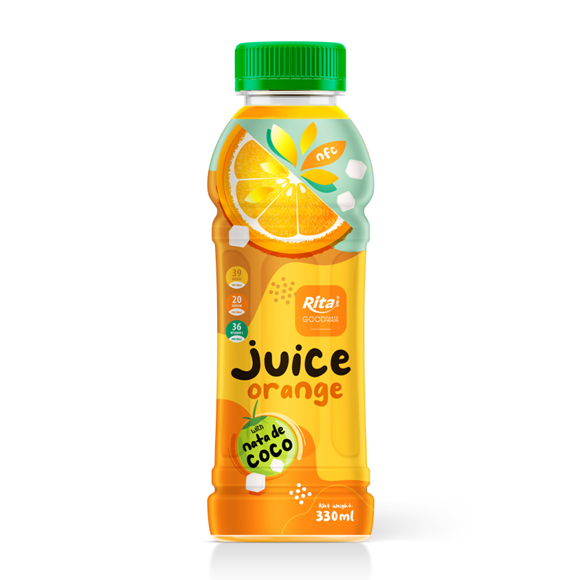 Rita Natural Orange Juice Drink With Jelly