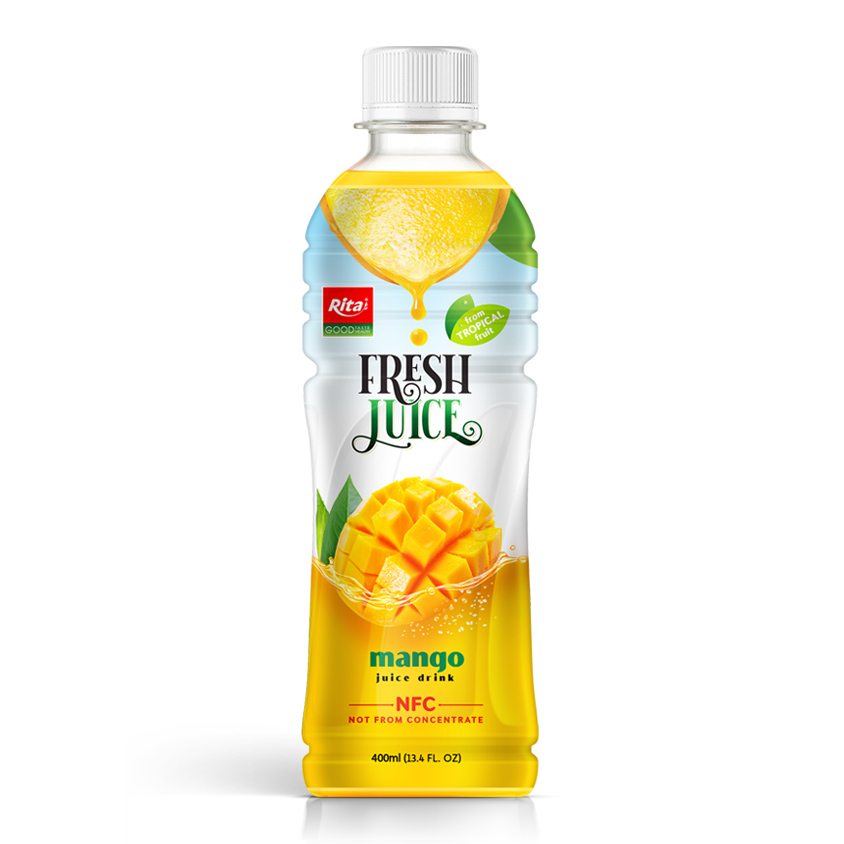 Rita Fresh Mango Fruit Juice Drink 400ml Pet Bottle Rita Fresh Mango Fruit Juice Drink 400ml Pet Bottle