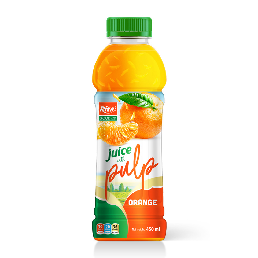 Rita 450ml Pet Bottle Best Quality Orange Juice Drink With Pulp Rita 450ml Pet Bottle Best Quality Orange Juice Drink With Pulp