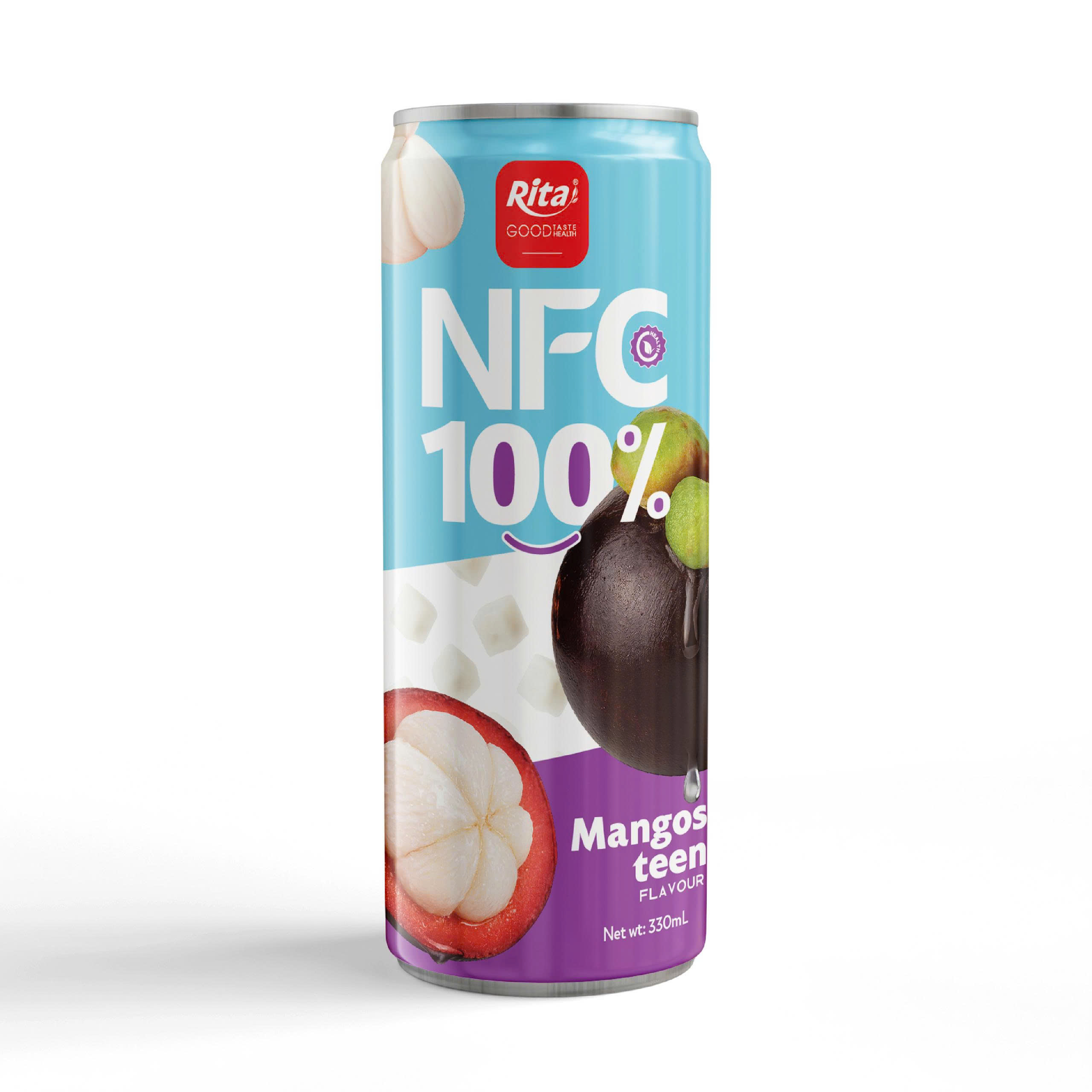 Rita NFC 100% Mangosteen Juice Drink 330ml Can