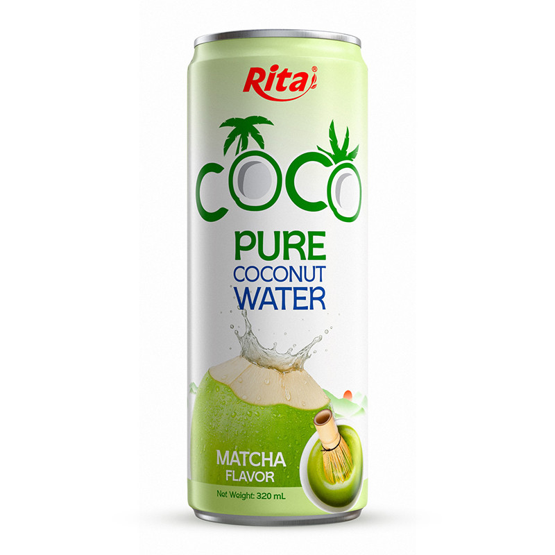 Rita Coco 100% Coconut Water Matcha Flavour 320ml Can