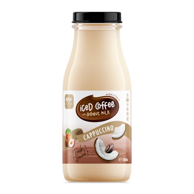 Rita Iced Coffee with Coconut Milk Cappuccino 280ml Glass Bottle